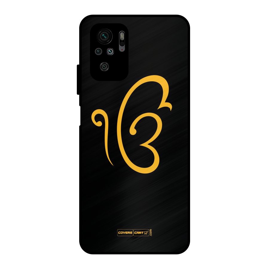 Ik Onkar Metal Back Case for Redmi Note 10S