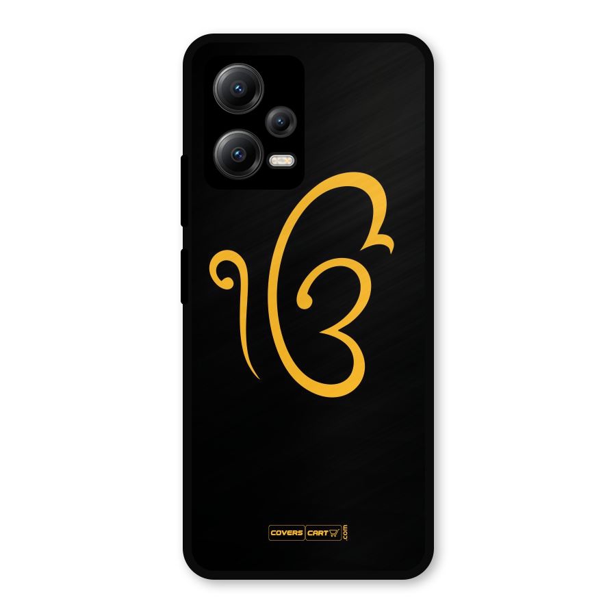 Ik Onkar Metal Back Case for Redmi Note 12 5G
