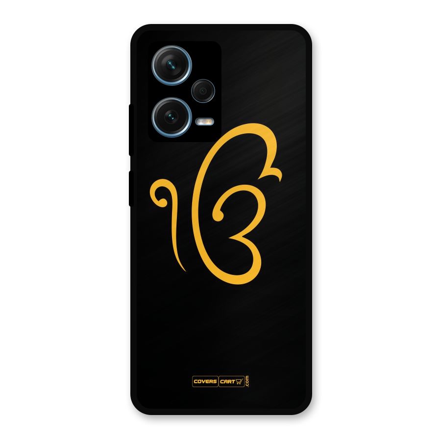 Ik Onkar Metal Back Case for Redmi Note 12 Pro Plus 5G