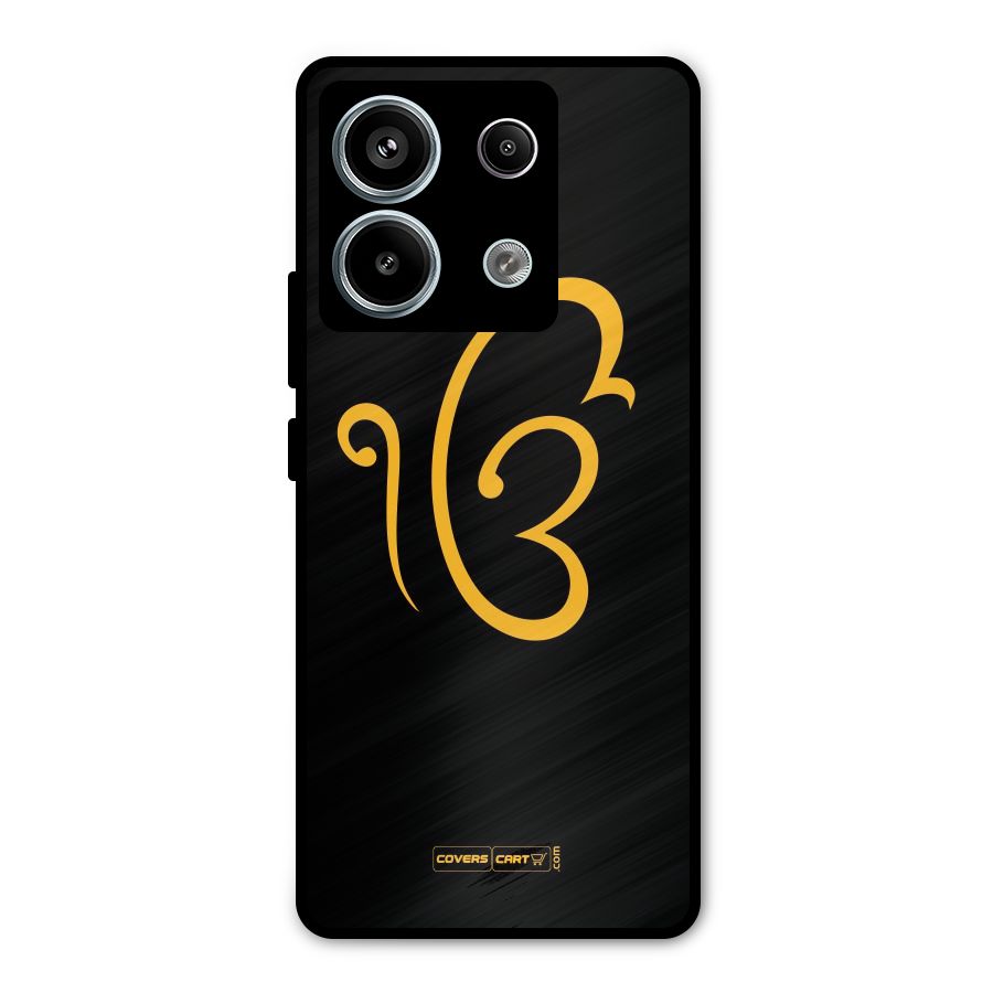 Ik Onkar Metal Back Case for Redmi Note 13 Pro 5G