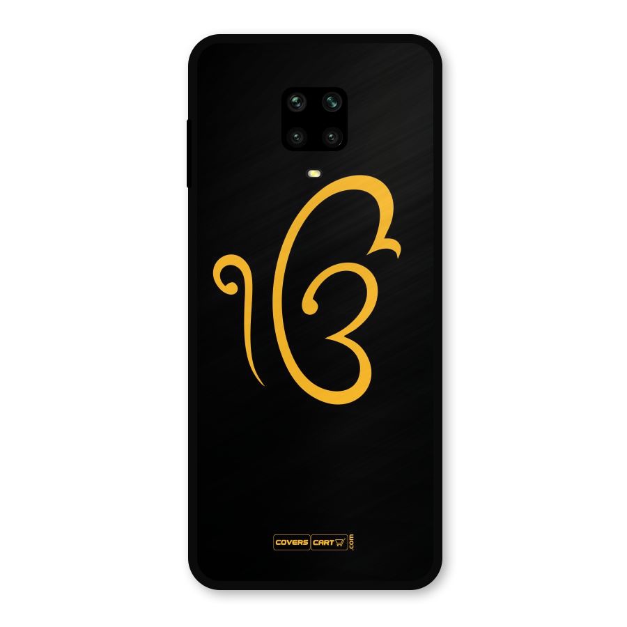 Ik Onkar Metal Back Case for Redmi Note 9 Pro Max