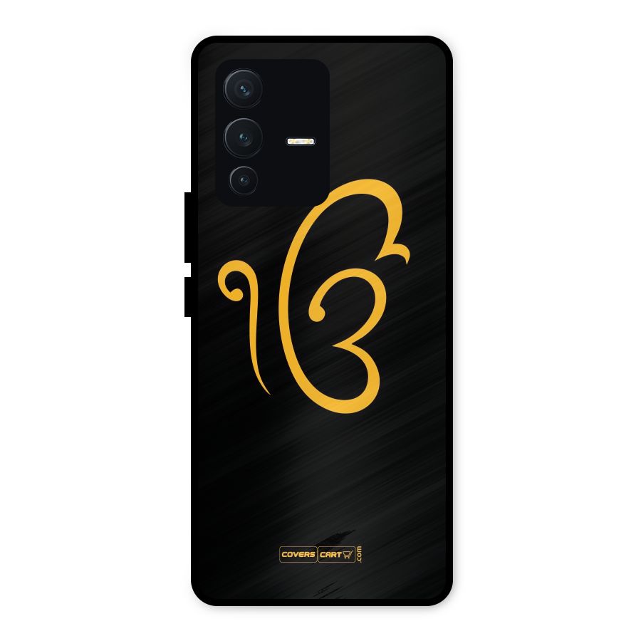 Ik Onkar Metal Back Case for Vivo V23 5G