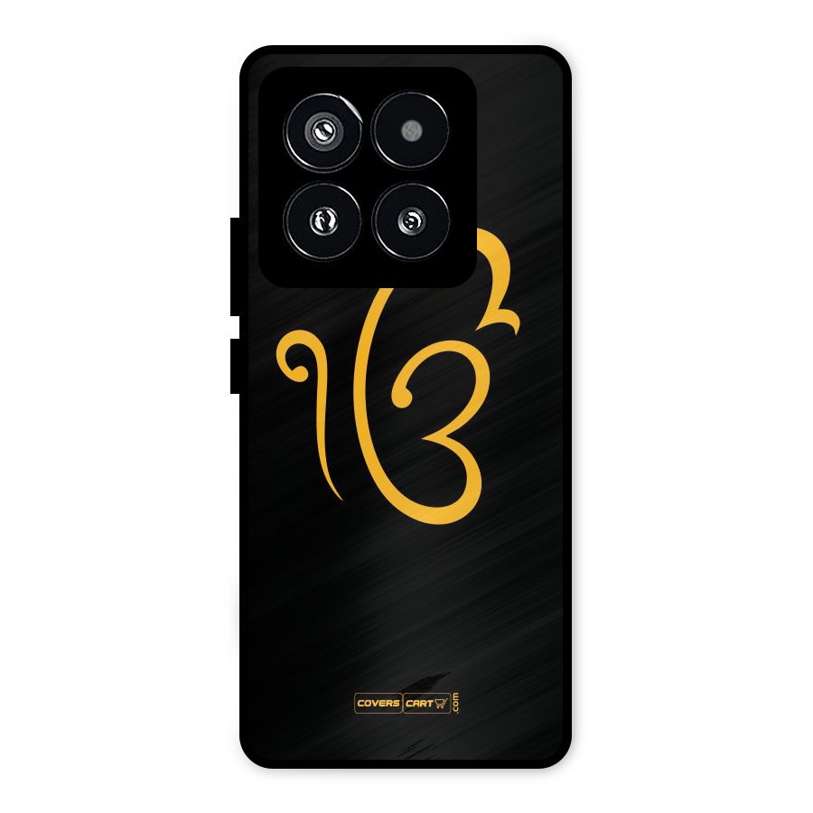 Ik Onkar Metal Back Case for Xiaomi 14 Pro