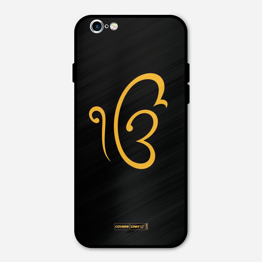 Ik Onkar Metal Back Case for iPhone 6 6s