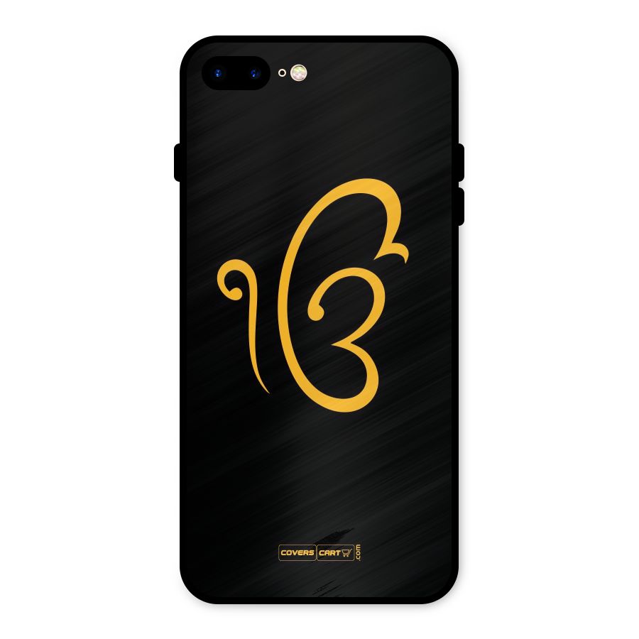 Ik Onkar Metal Back Case for iPhone 8 Plus