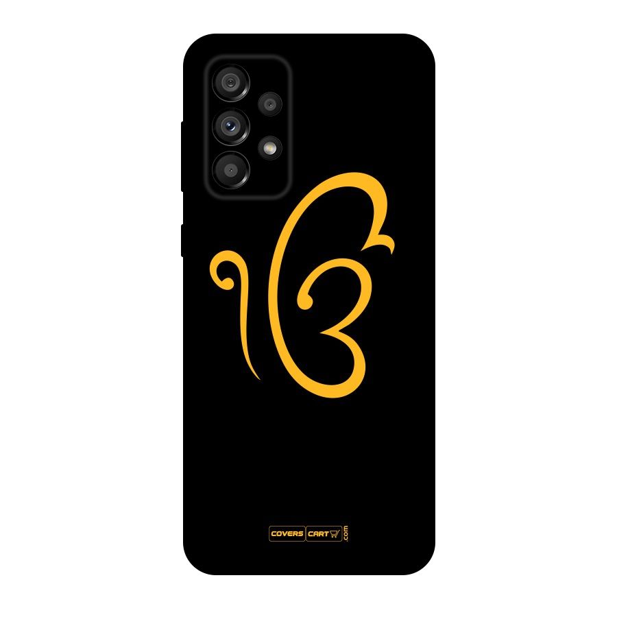 Ik Onkar Original Polycarbonate Back Case for Galaxy A73 5G