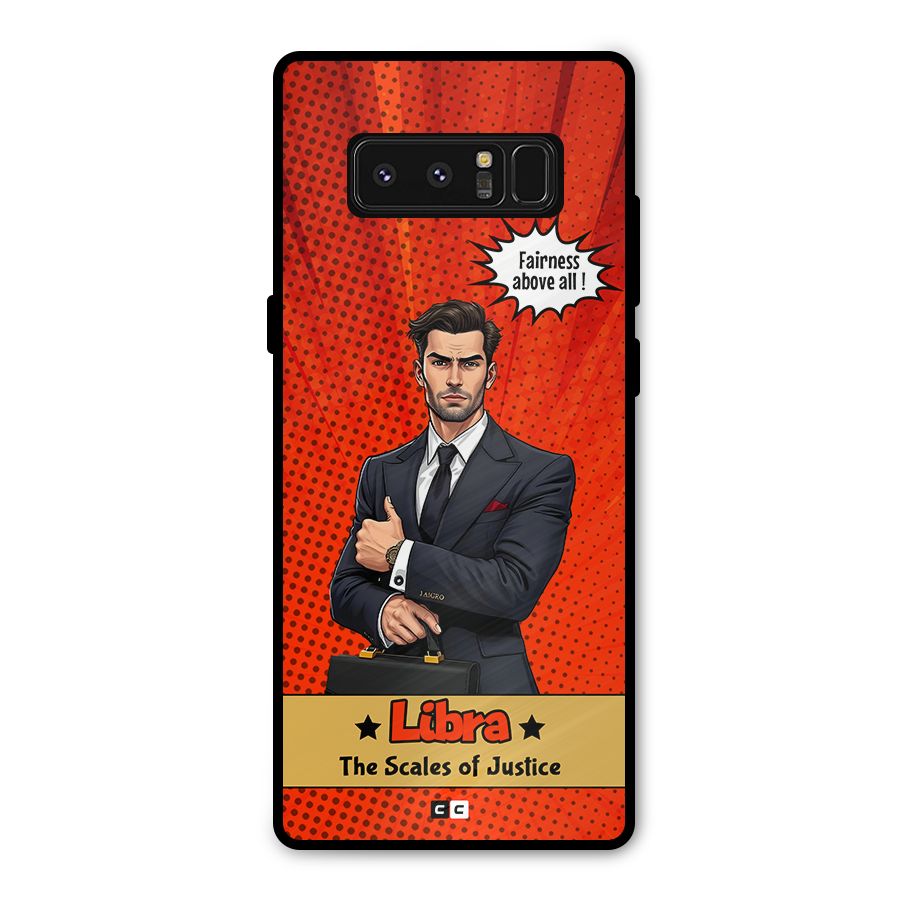 Impartial Libra Metal Back Case for Galaxy Note 8