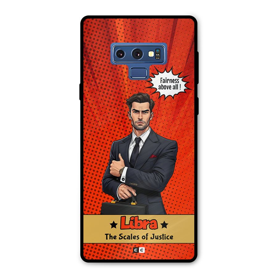 Impartial Libra Metal Back Case for Galaxy Note 9