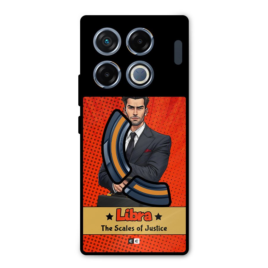 Impartial Libra Metal Back Case for Infinix GT 20 Pro