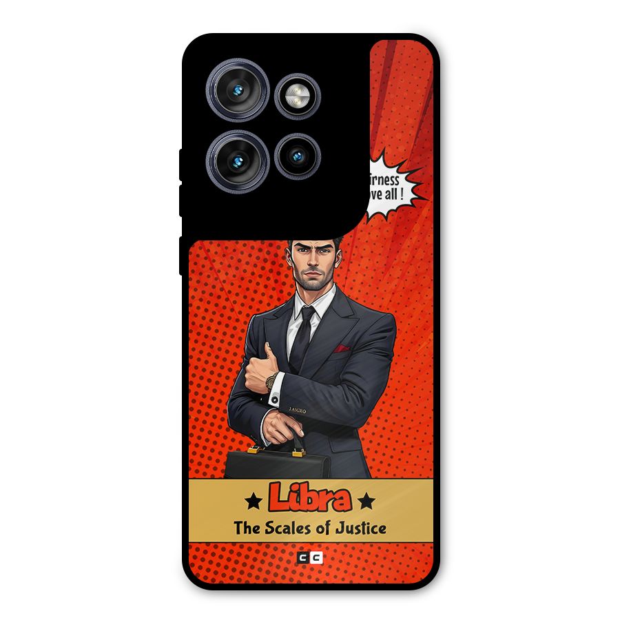 Impartial Libra Metal Back Case for Motorola Edge 50 Neo