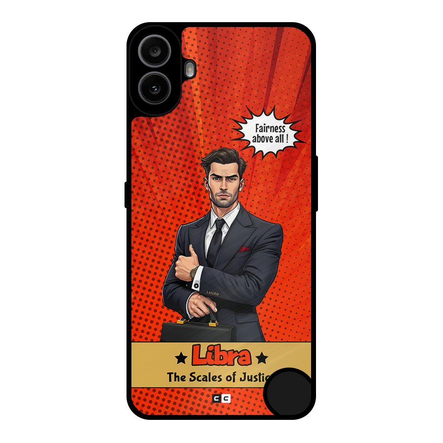 Impartial Libra Metal Back Case for Nothing CMF Phone 1