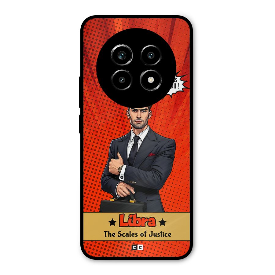 Impartial Libra Metal Back Case for Realme 14 Pro Lite