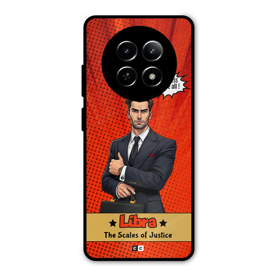 Impartial Libra Metal Back Case for Realme Narzo N65