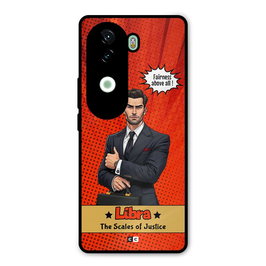 Impartial Libra Metal Back Case for Vivo V40e