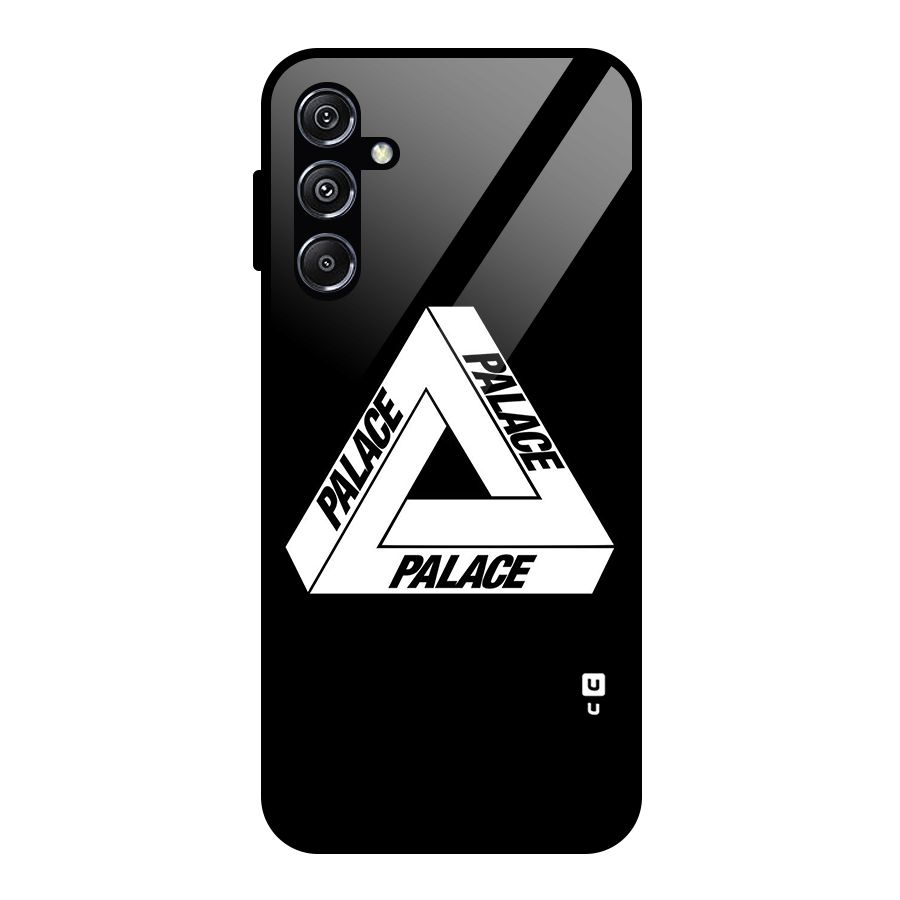 Impossible Triangle Palace Glass Back Case for Galaxy M34 5G