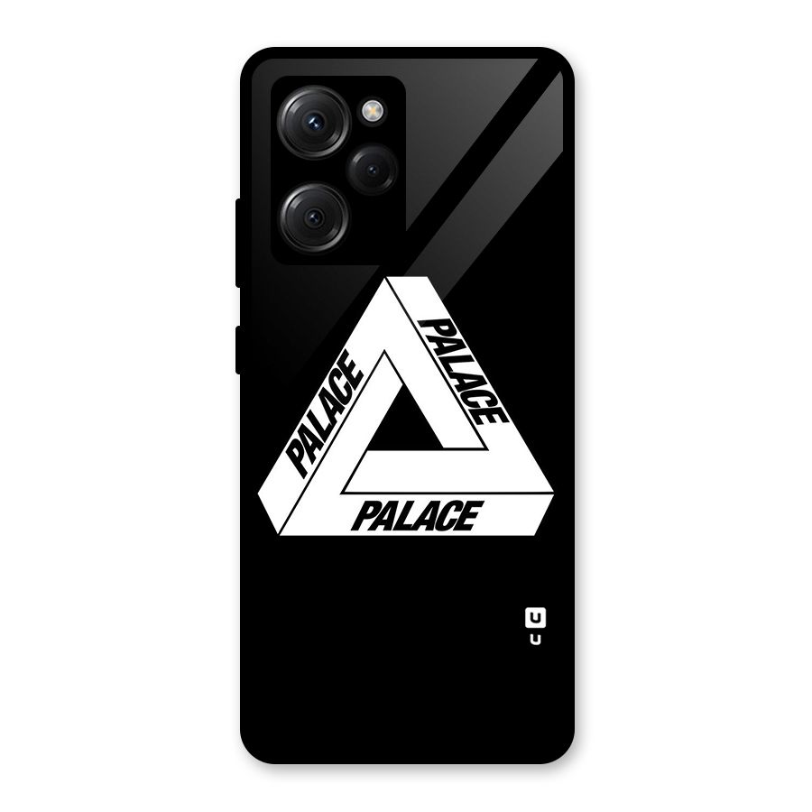 Impossible Triangle Palace Glass Back Case for Poco X5 Pro