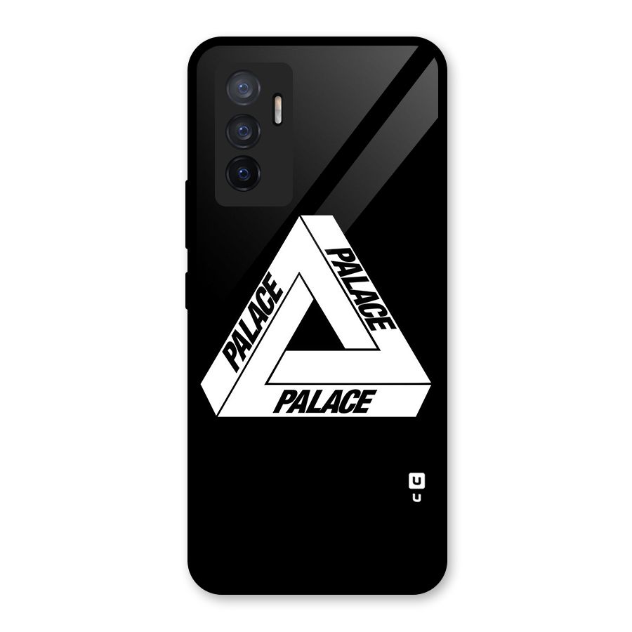 Impossible Triangle Palace Glass Back Case for Vivo V23e