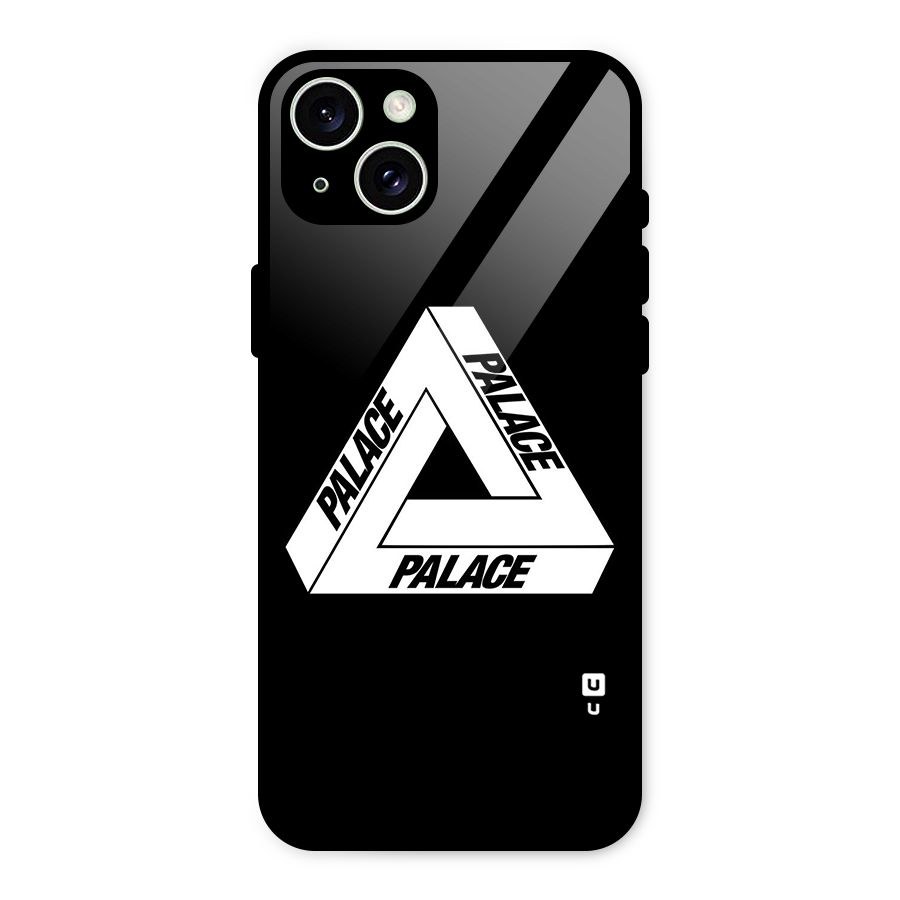 Impossible Triangle Palace Glass Back Case for iPhone 15 Plus