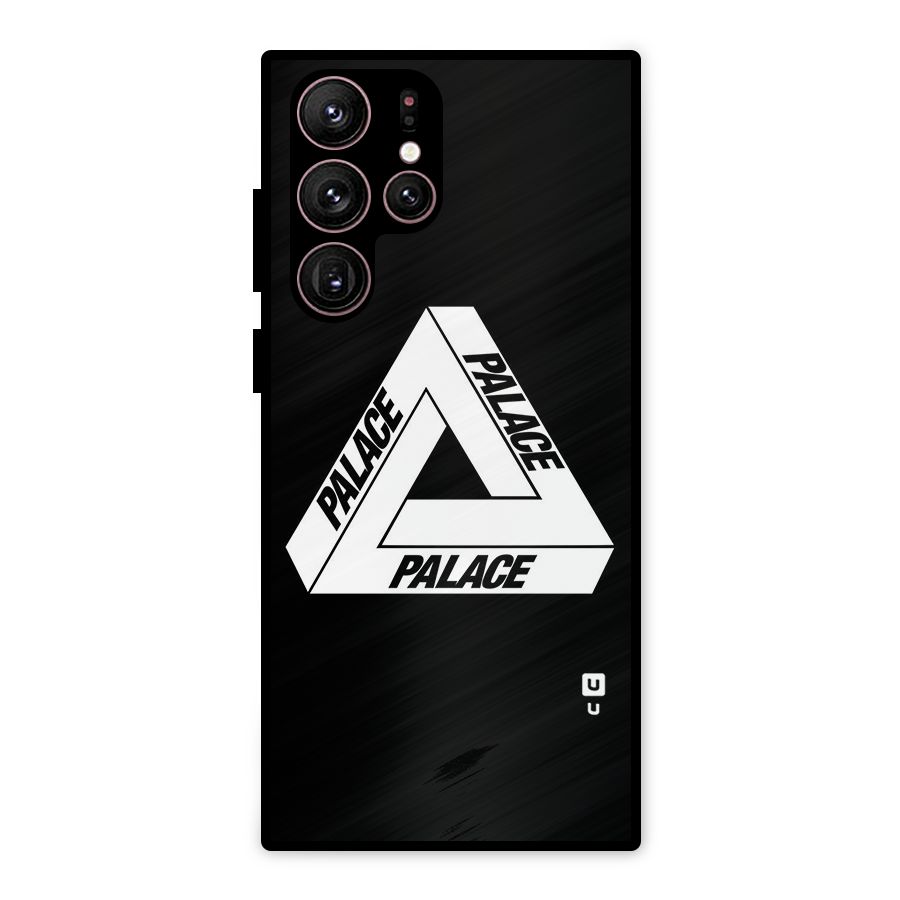 Impossible Triangle Palace Metal Back Case for Galaxy S22 Ultra 5G
