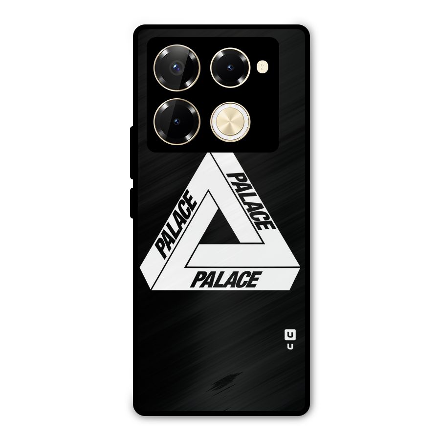 Impossible Triangle Palace Metal Back Case for Infinix Note 40 Pro Plus