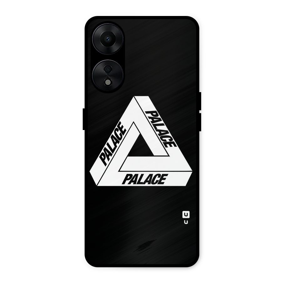 Impossible Triangle Palace Metal Back Case for Oppo A78 5G