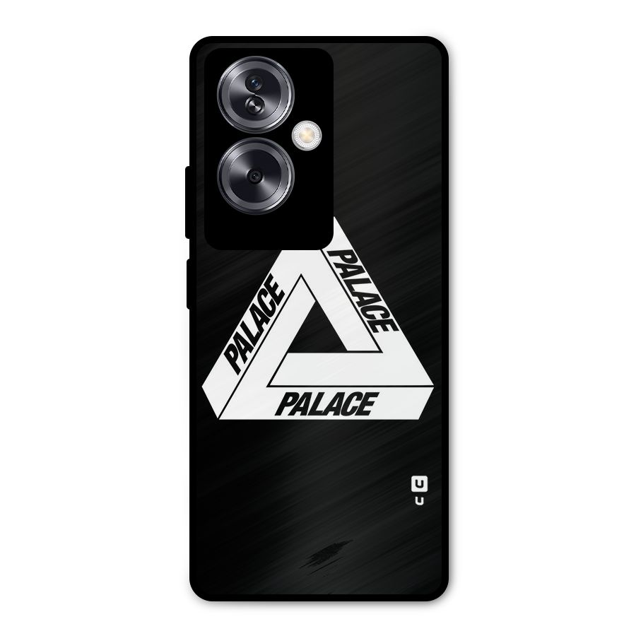 Impossible Triangle Palace Metal Back Case for Oppo A79 5G