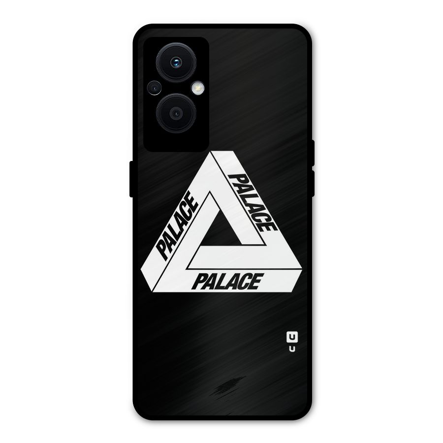 Impossible Triangle Palace Metal Back Case for Oppo F21 Pro 5G