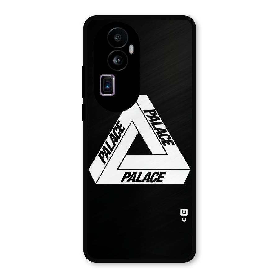 Impossible Triangle Palace Metal Back Case for Oppo Reno10 Pro Plus