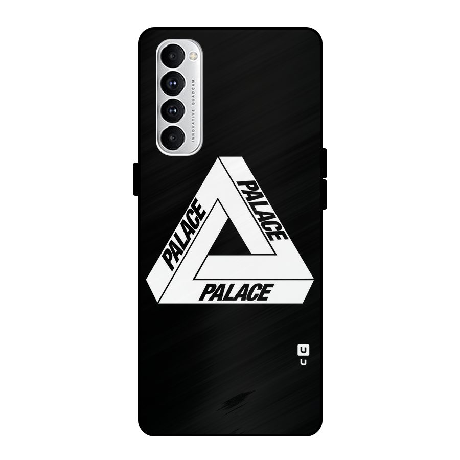 Impossible Triangle Palace Metal Back Case for Oppo Reno4 Pro