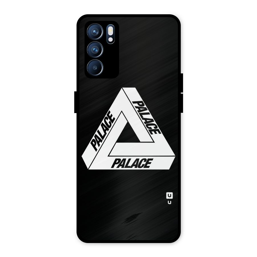 Impossible Triangle Palace Metal Back Case for Oppo Reno6 5G