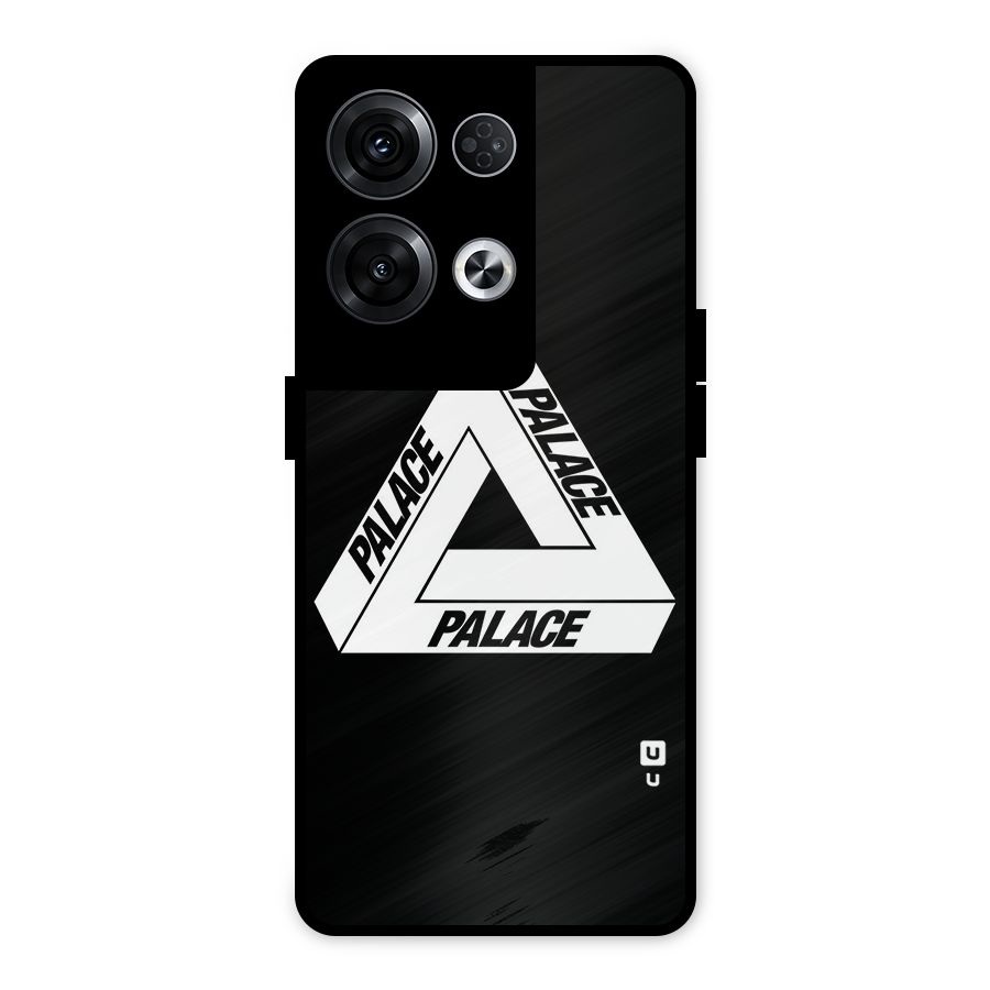 Impossible Triangle Palace Metal Back Case for Oppo Reno8 Pro 5G