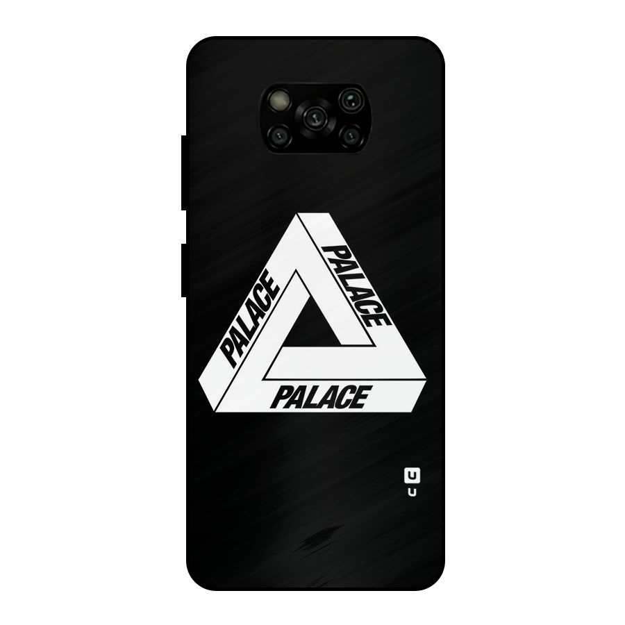 Impossible Triangle Palace Metal Back Case for Poco X3
