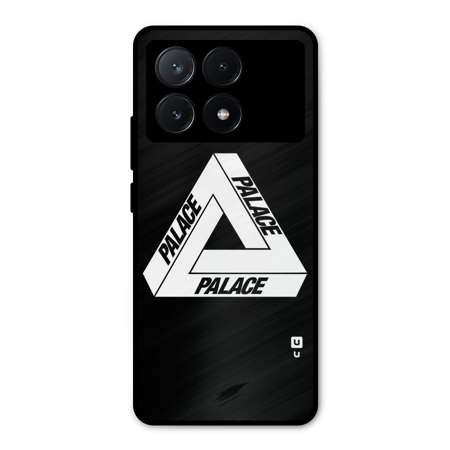 Impossible Triangle Palace Metal Back Case for Poco X6 Pro