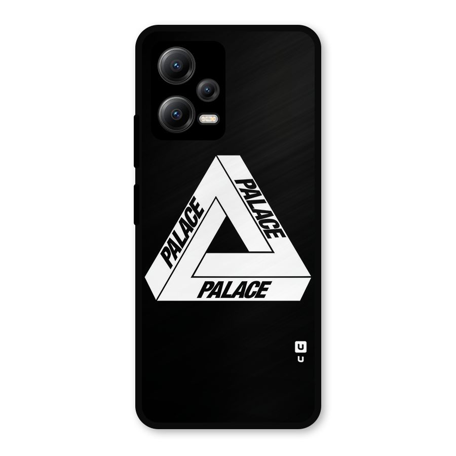 Impossible Triangle Palace Metal Back Case for Redmi Note 12 5G