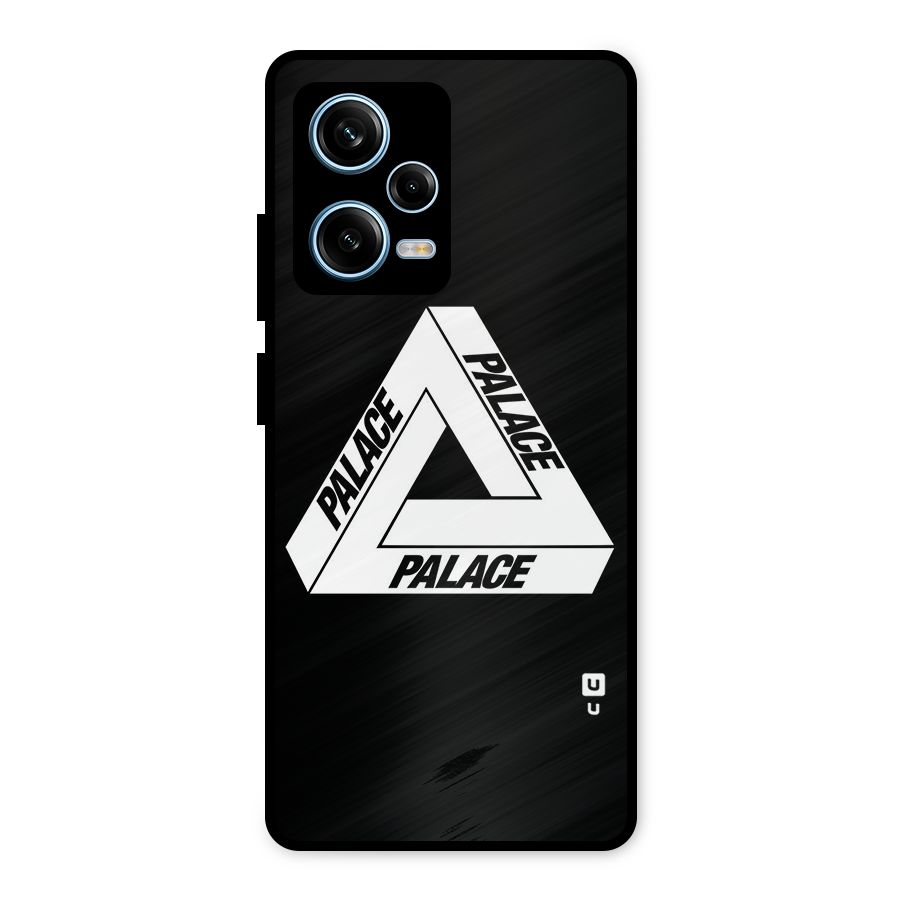 Impossible Triangle Palace Metal Back Case for Redmi Note 12 Pro