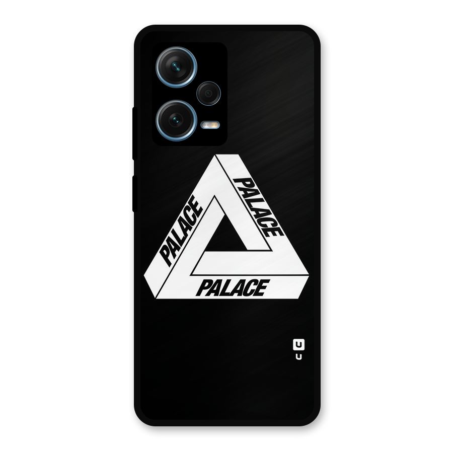 Impossible Triangle Palace Metal Back Case for Redmi Note 12 Pro Plus 5G