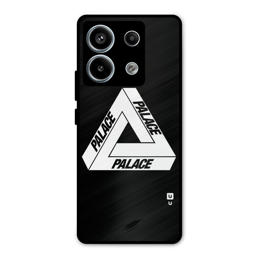 Impossible Triangle Palace Metal Back Case for Redmi Note 13 Pro 5G