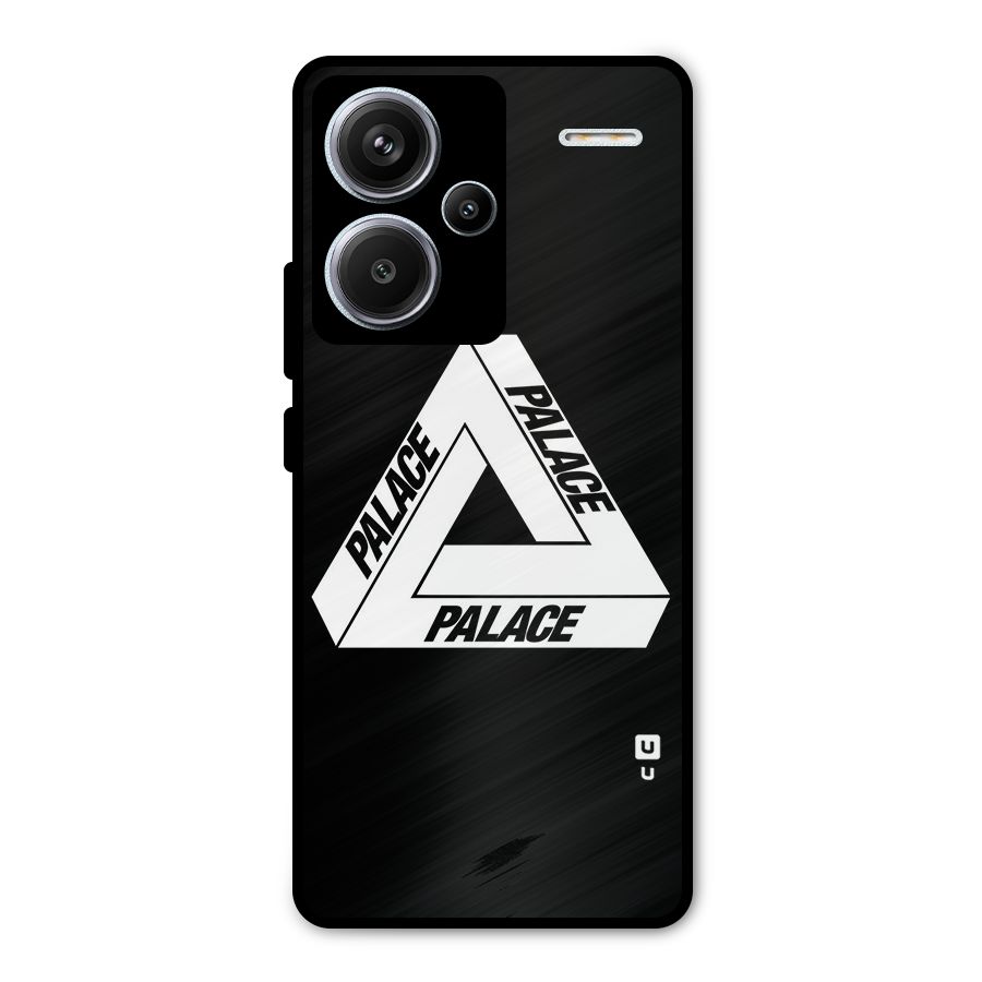 Impossible Triangle Palace Metal Back Case for Redmi Note 13 Pro Plus