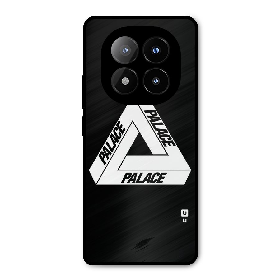 Impossible Triangle Palace Metal Back Case for Redmi Note 14 Pro Plus 5G