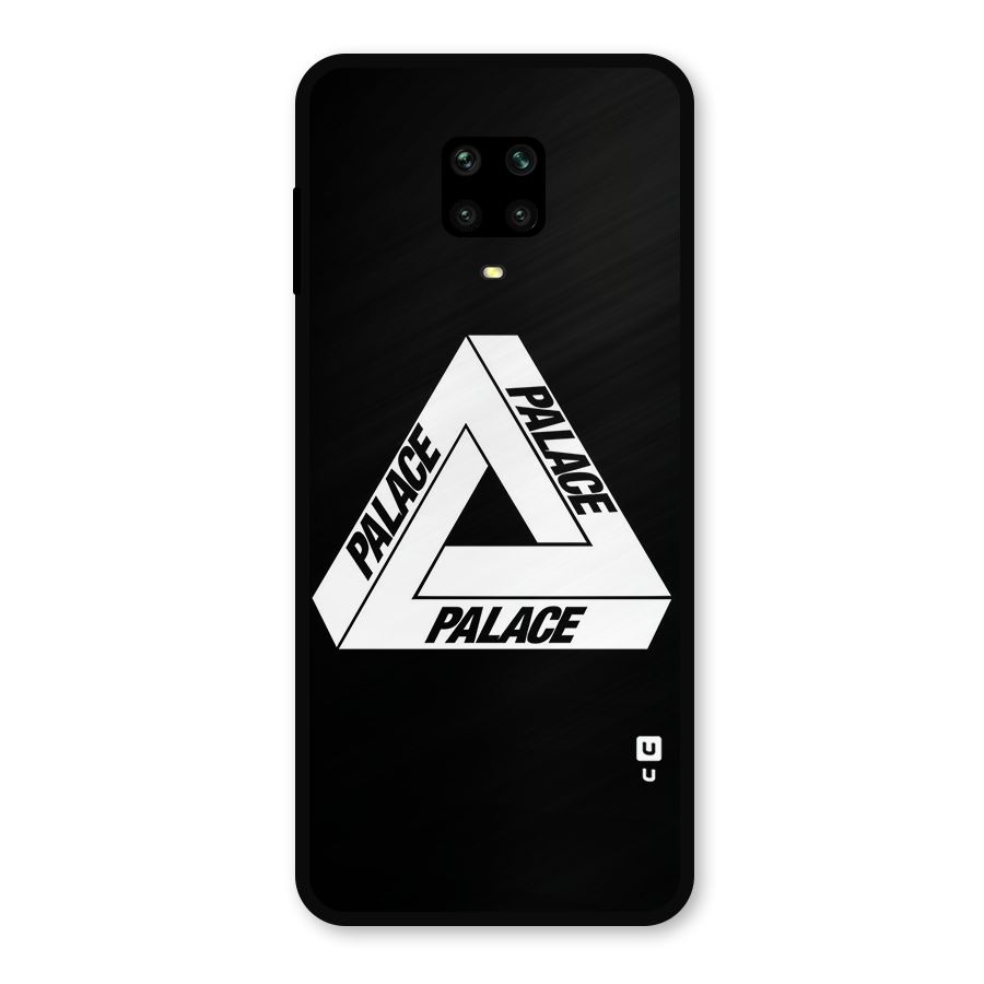Impossible Triangle Palace Metal Back Case for Redmi Note 9 Pro Max