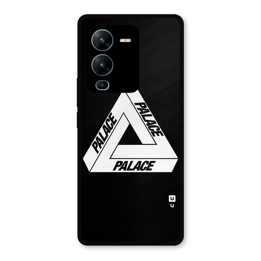 Impossible Triangle Palace Metal Back Case for Vivo V25 Pro