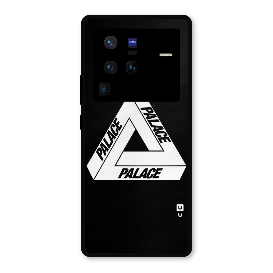 Impossible Triangle Palace Metal Back Case for Vivo X80 Pro