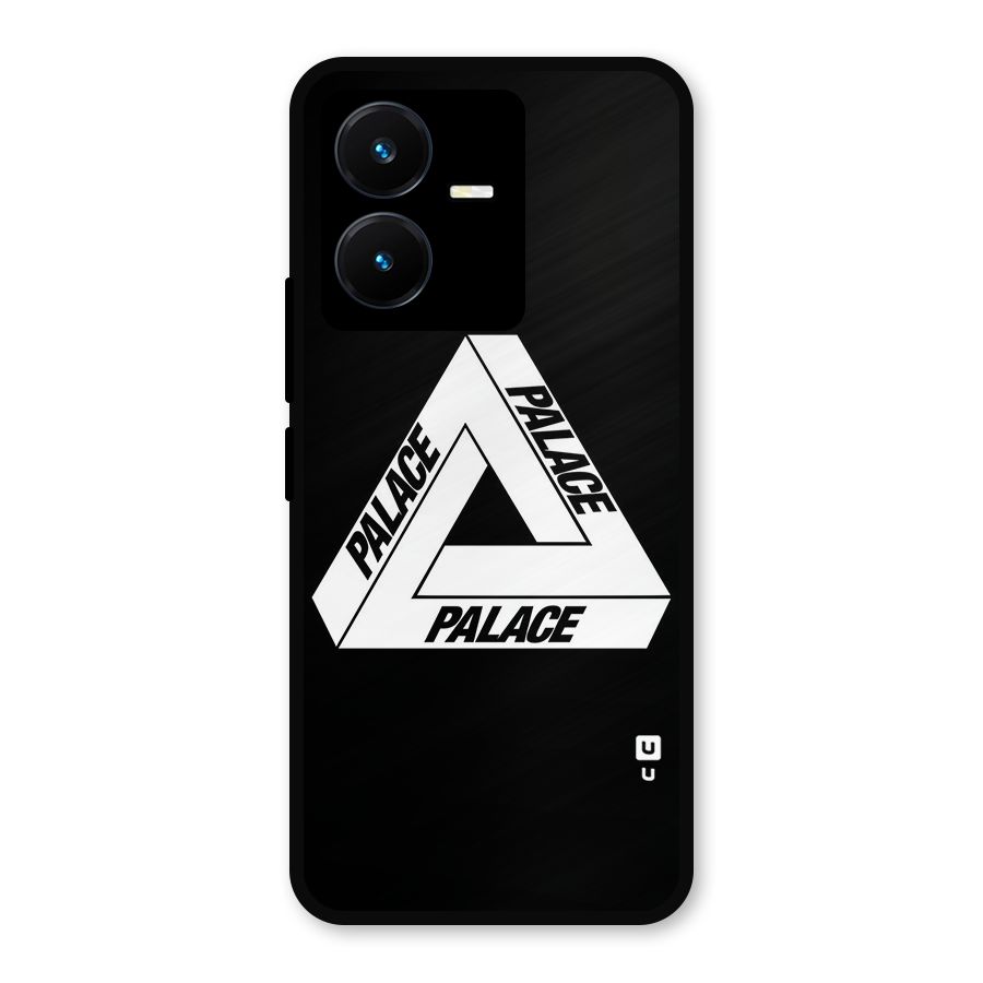 Impossible Triangle Palace Metal Back Case for Vivo Y22s