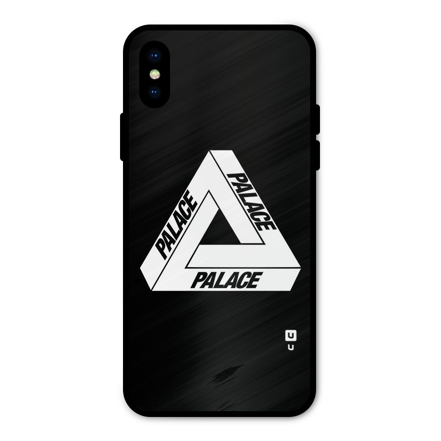 Impossible Triangle Palace Metal Back Case for iPhone XS