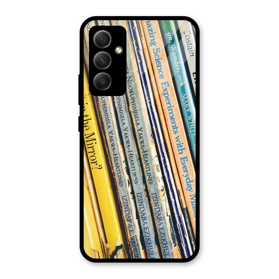 In Love with Books Glass Back Case for Galaxy A34