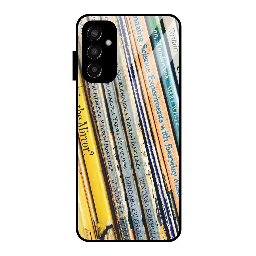 In Love with Books Glass Back Case for Galaxy F13