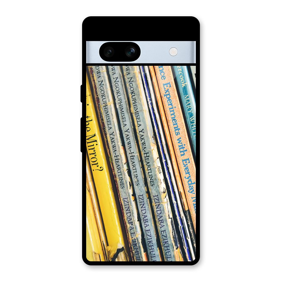 In Love with Books Glass Back Case for Google Pixel 7a