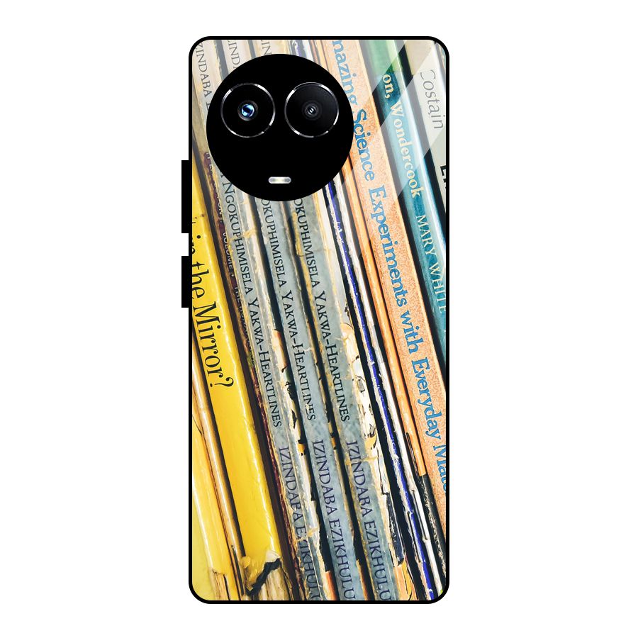 In Love with Books Glass Back Case for Realme 11X