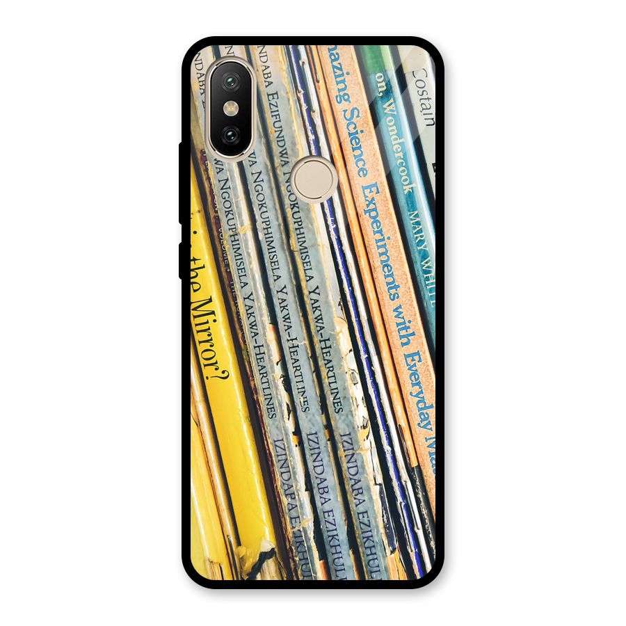In Love with Books Glass Back Case for Redmi A2