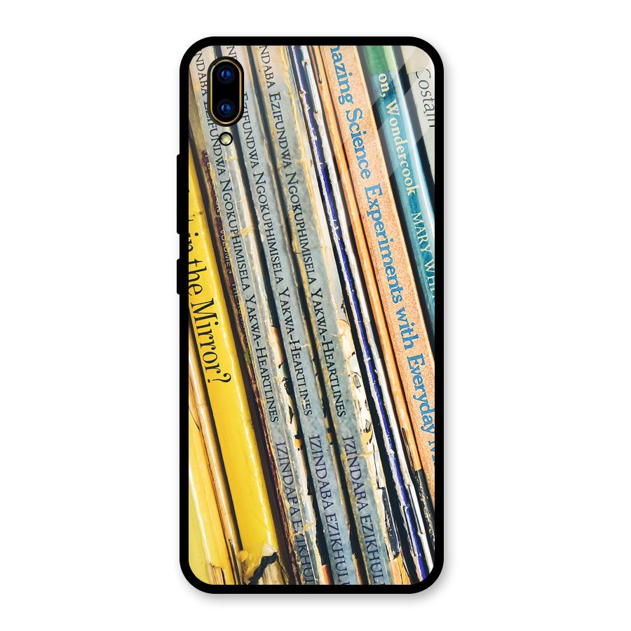 In Love with Books Glass Back Case for Vivo V11 Pro